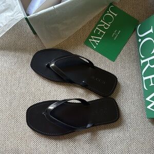 J. Crew Black Women's Sandals / Flip Flops